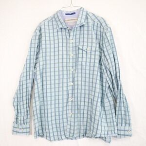 Tommy Bahama Shirt Mens XL Island Modern Fit Flap Pocket Button Up Long Sleeve